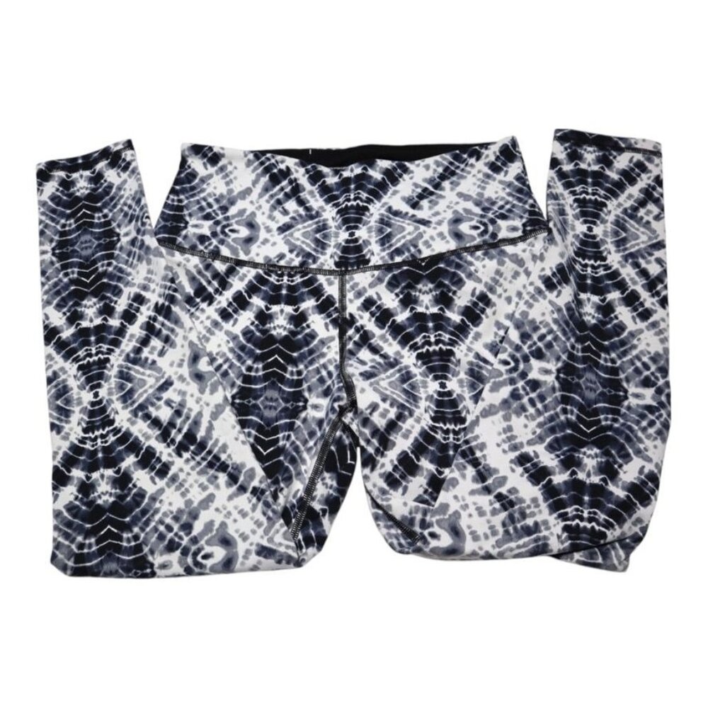 Victoria's Secret Tie-Dye Print Knockout Leggings Blue/White Size Medium